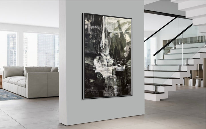 BLACK AND WHITE DYNAMIC 39.4"x31.5"