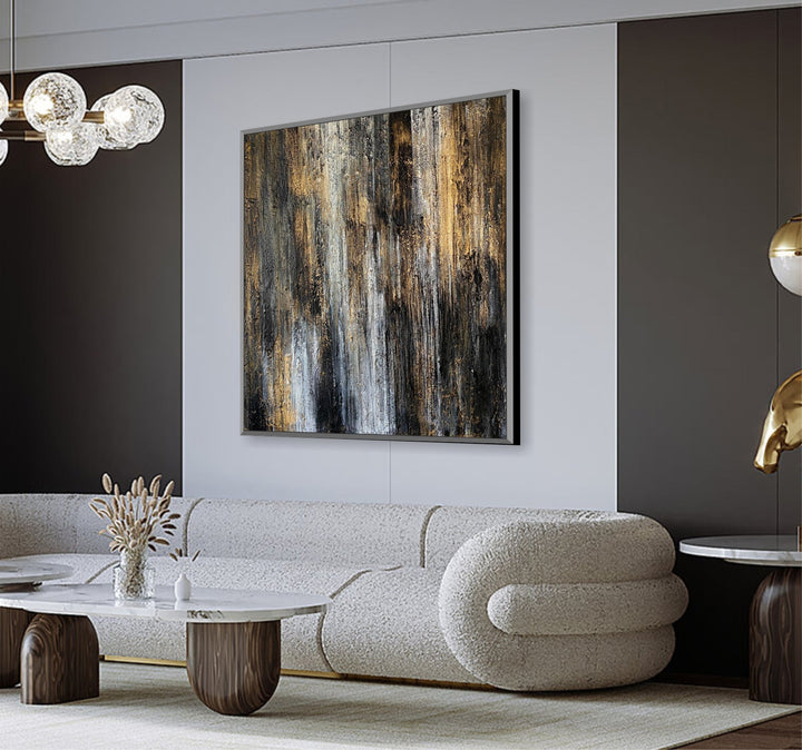 GOLDEN DEPTHS 50"x50"