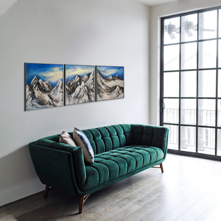 SNOWY SUMMITS 3P 36"x108"