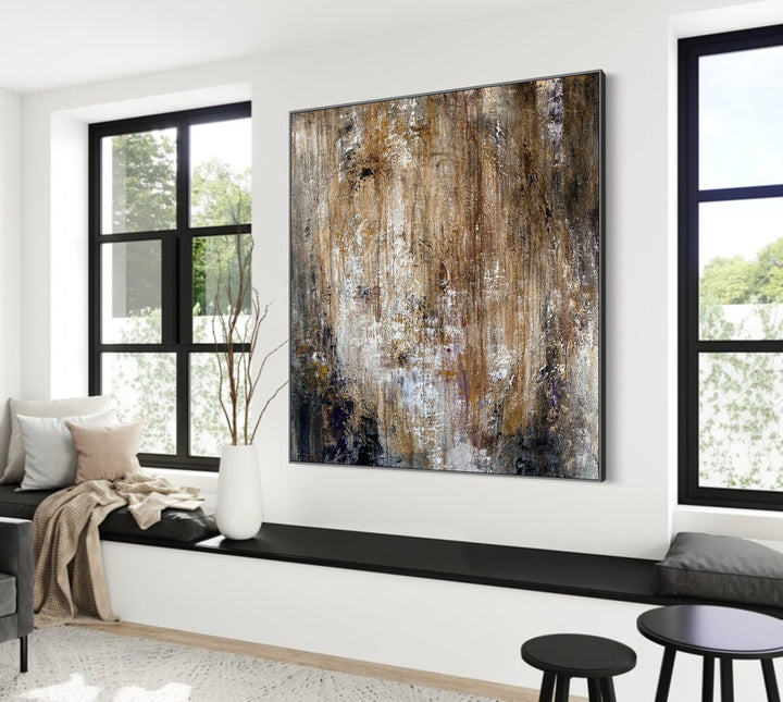 GLIDED LAYERS 46"x46"