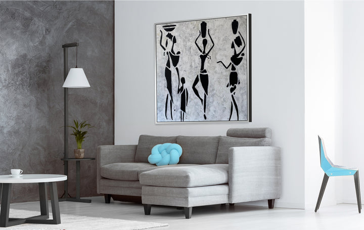 ECHOES OF AFRICA 39.7"x39.7"