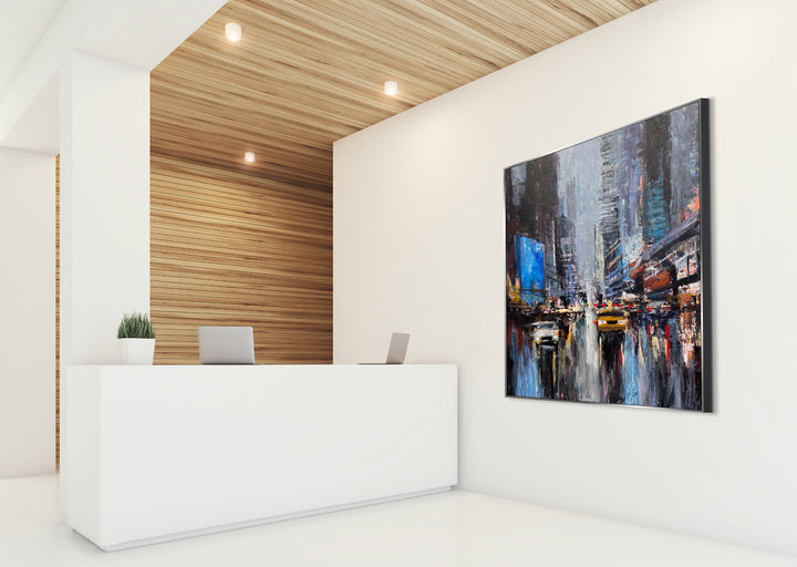 MIDNIGHT METROPOLIS 40"x40"