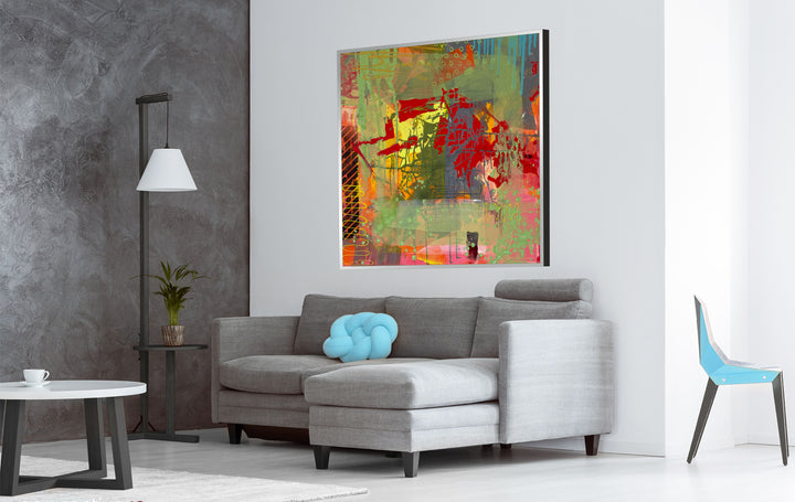 VIBRANT DISARRAY 39.4"x39.4"