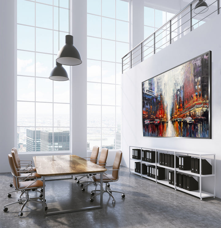 VIBRANT METROPOLIS 36"x54"