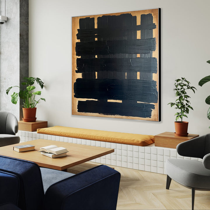 BLACK LATTICE 31"x31"