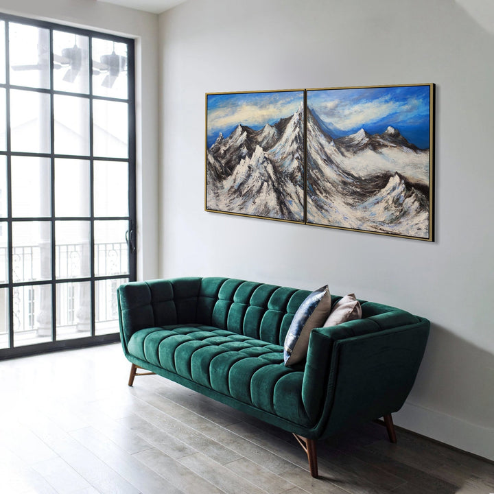 SNOWY SUMMITS 2P 36"x72"