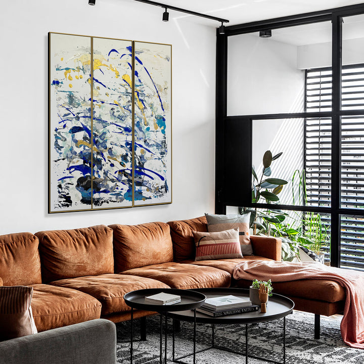 TEXTURED TIDES 46"x36"