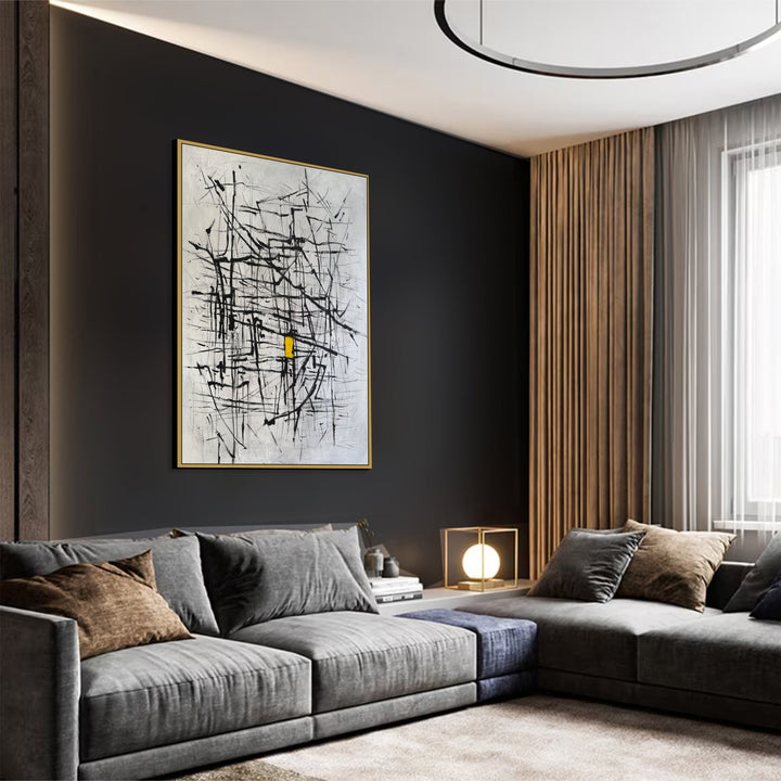 GEOMETRIC BALANCE 27.9"x23.6"