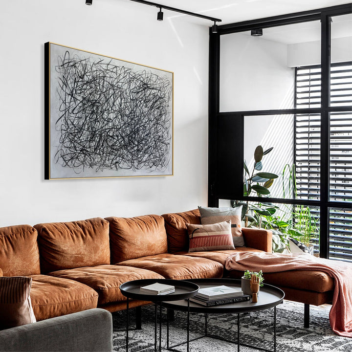 CHAOTIC SCRIBBLES 36"x54"