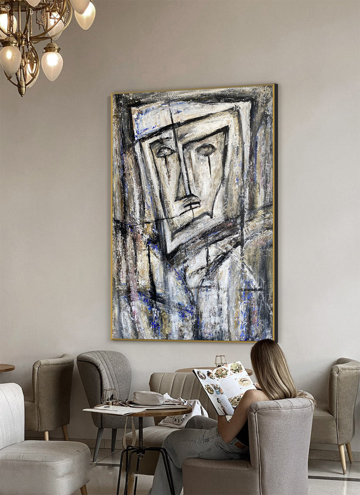 CUBIST FLAIR FACE 40x30"