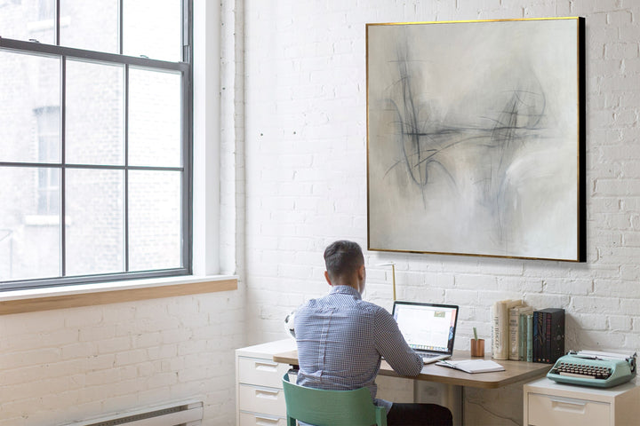 GENTLE ABSTRACTION 60"x60"