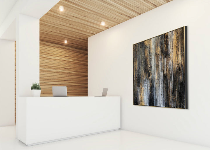 GOLDEN DEPTHS 50"x50"