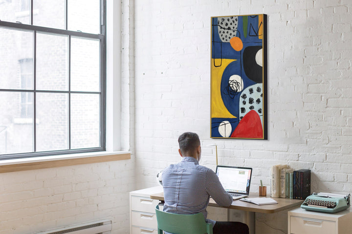 GEOMETRIC VIBRANCE 46"x23"