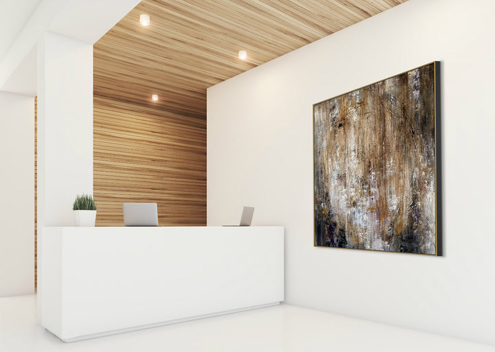 GLIDED LAYERS 46"x46"