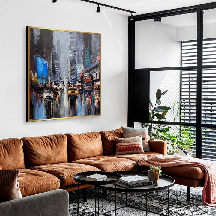 MIDNIGHT METROPOLIS 40"x40"