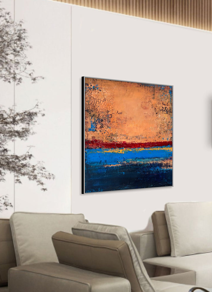 SUNSET LAYERS 32"x32"