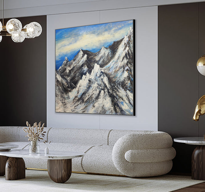 SNOWY SUMMITS 36"x36"