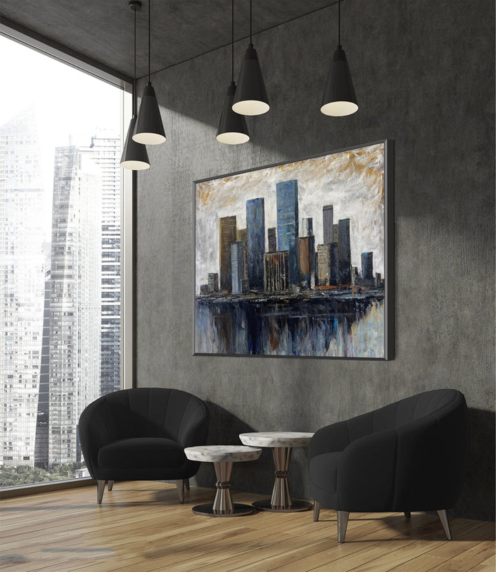 METROPOLIS SKYLINE 40"x54"