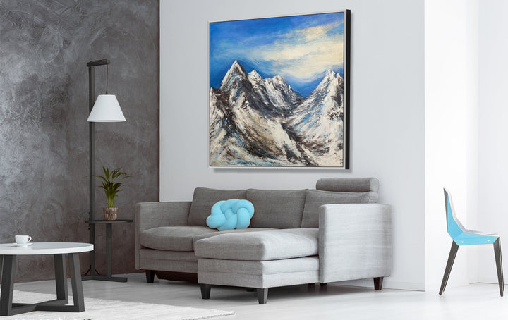SNOWY SUMMITS 36"x36"