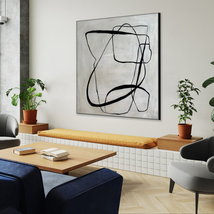 LINEAR GEOMETRIC 40"x40"