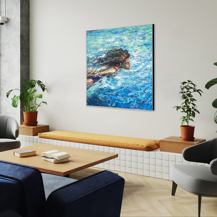 LADY OF THE LAKE 40"x40"