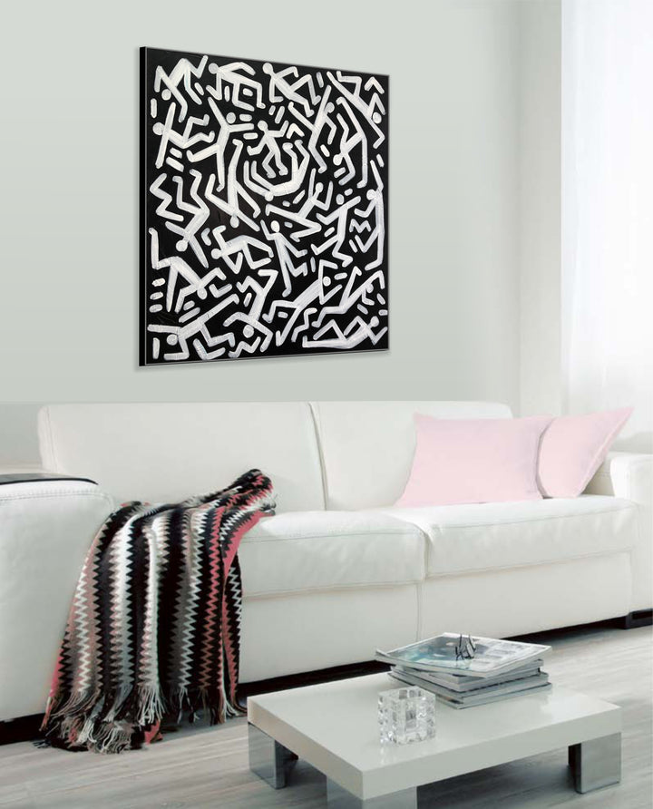 GEOMETRIC DANCE 32"x32"