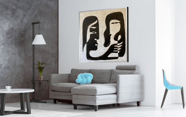 WHISPERED SIHOUETTES 50"x50"