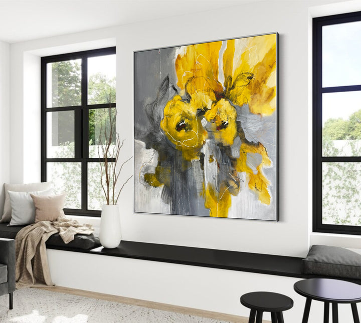 RADIANT FLORA 39.3"x39.3"