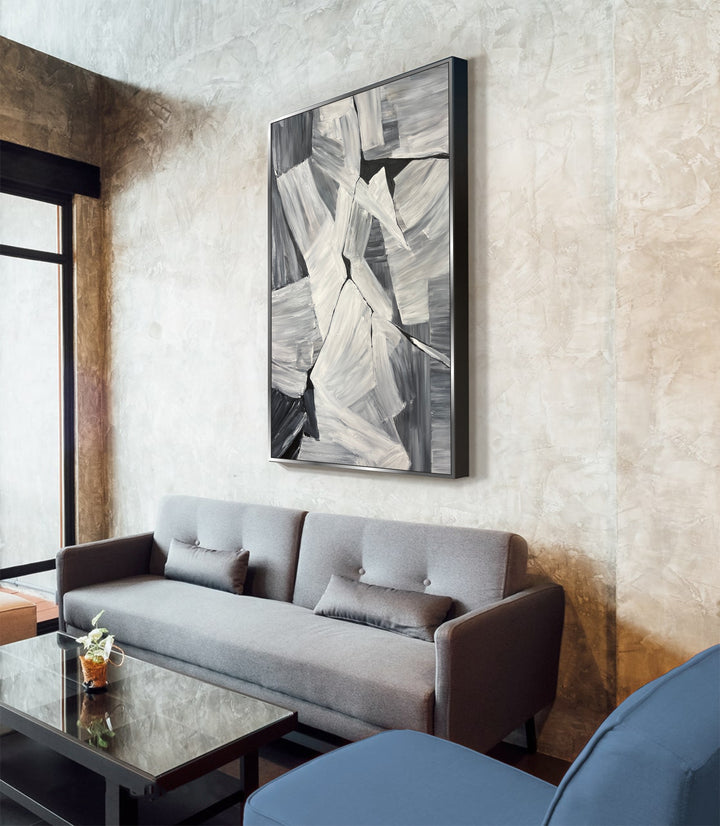 MONOCHROMATIC RIFT 54"x36"