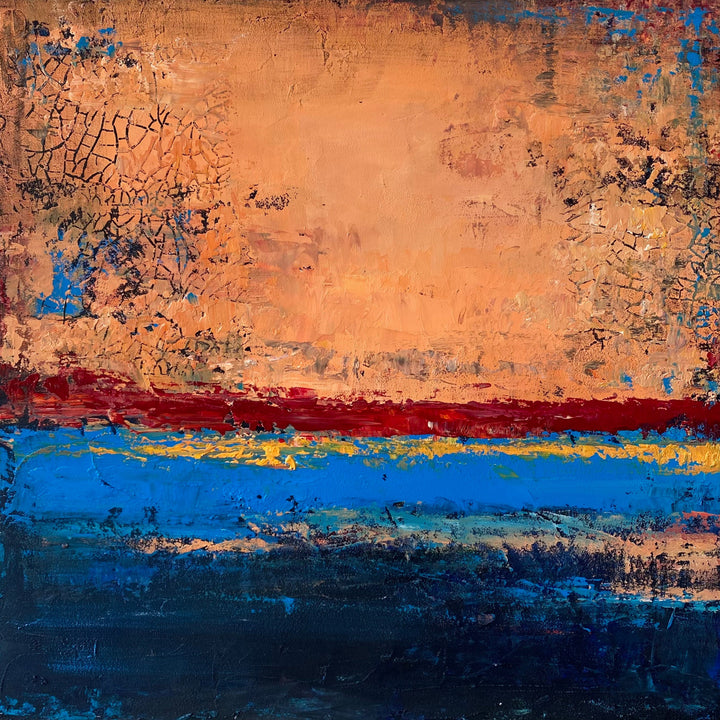 SUNSET LAYERS 32"x32"