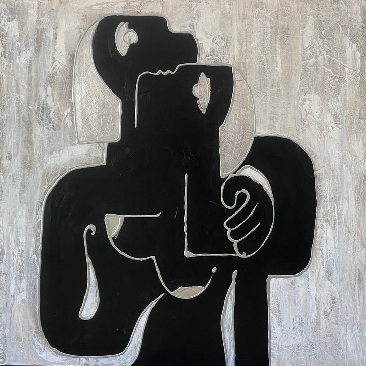 MONOCHROME ENCOUNTER 39.4"x39.4"