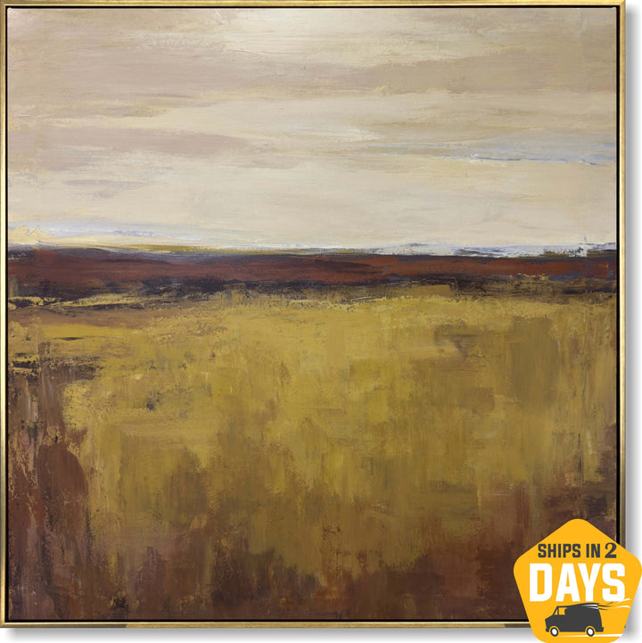 GOLDEN FIELDS 40x40"