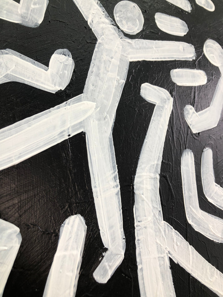 GEOMETRIC DANCE 32"x32"