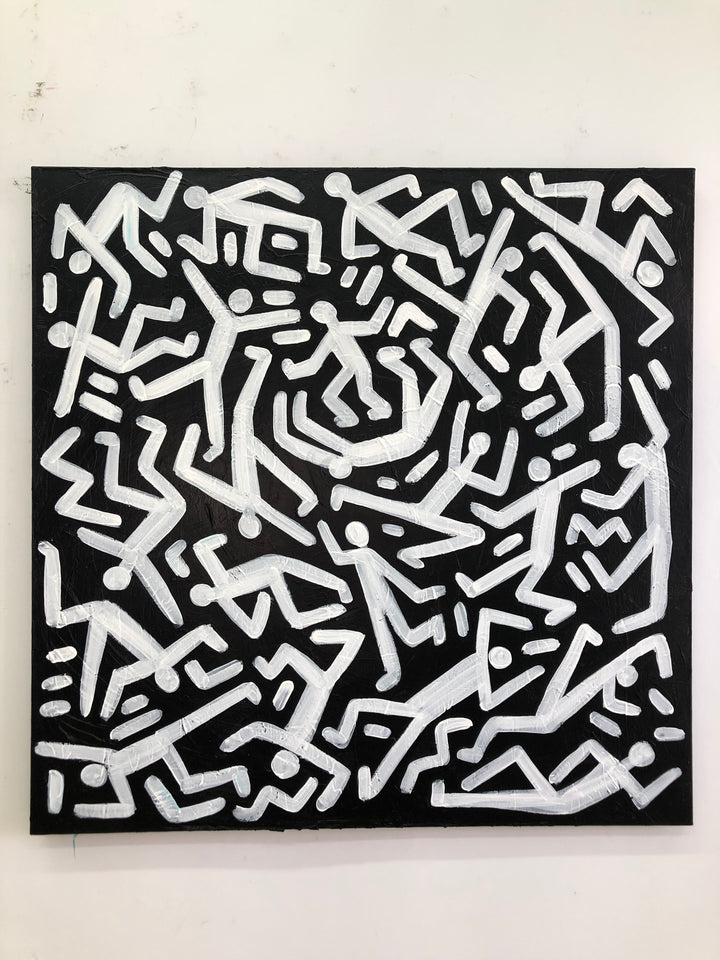 GEOMETRIC DANCE 32"x32"