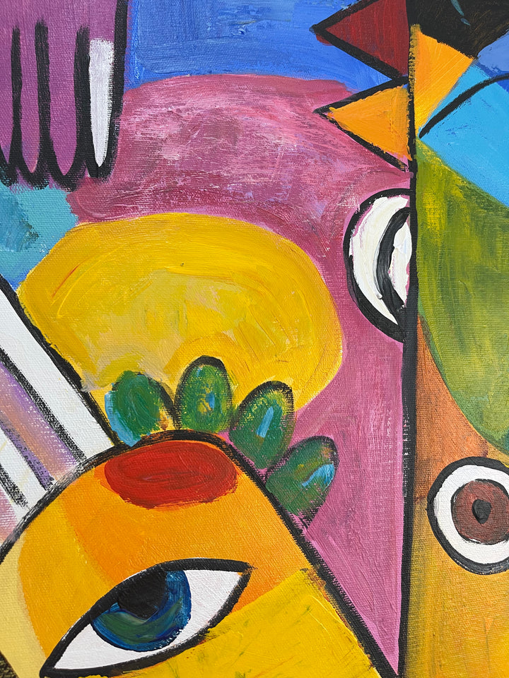 DUO IN CUBISM 2P 26x52"