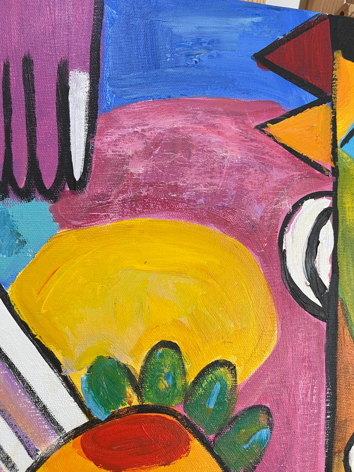 DUO IN CUBISM 2P 26x52"