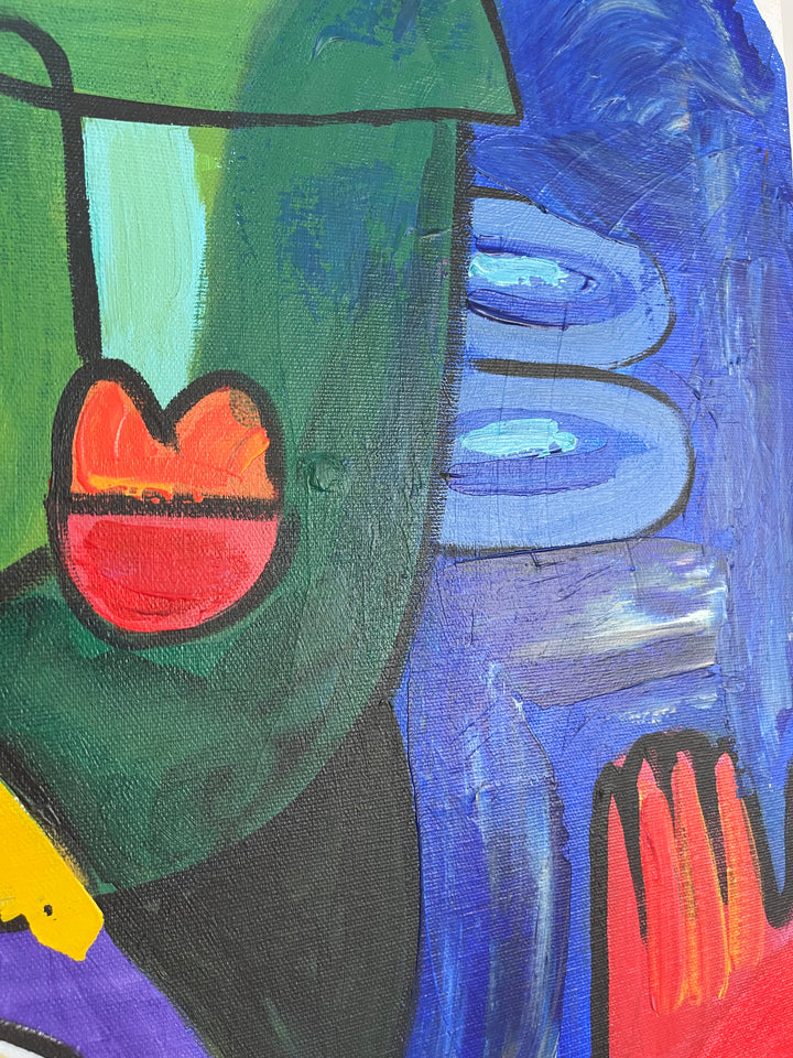 DUO IN CUBISM 2P 26x52"