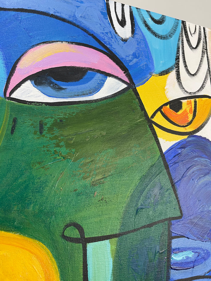 DUO IN CUBISM 2P 26x52"