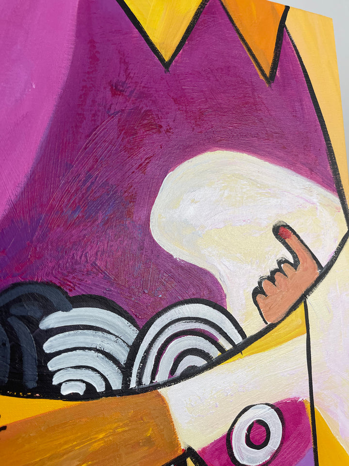 DUO IN CUBISM 2P 26x52"