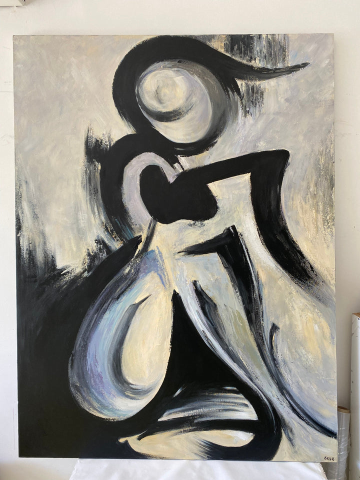 SILHOUETTE IN MOTION 64"x48"