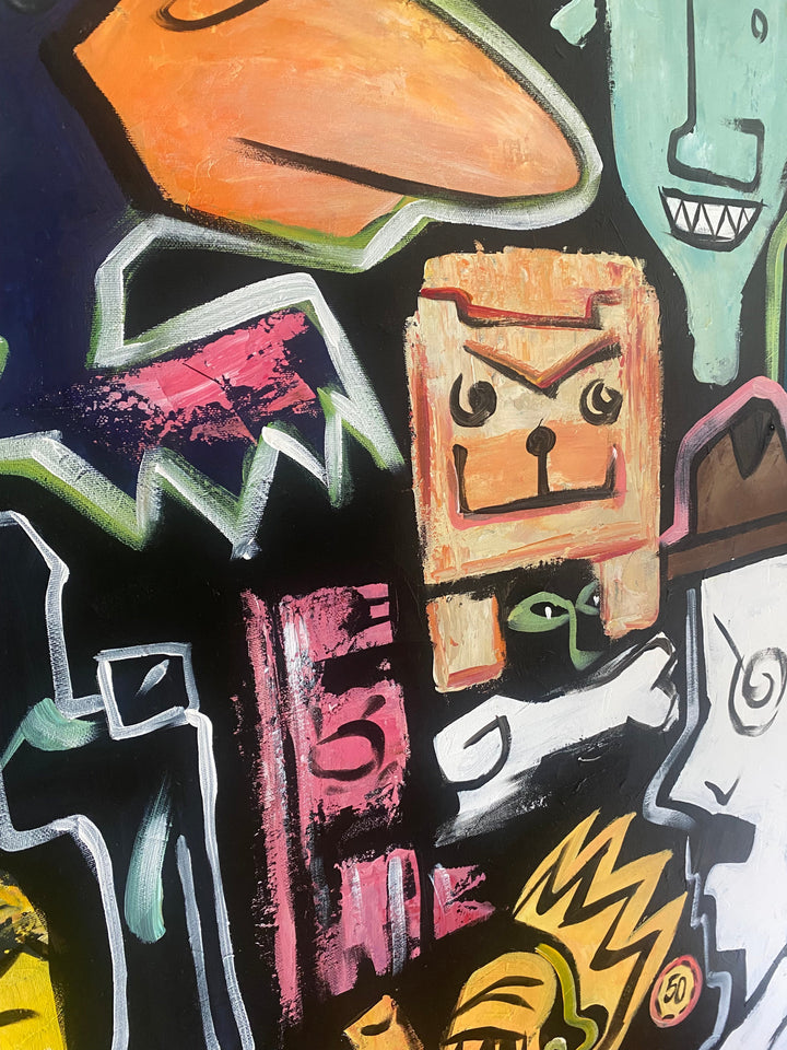 MODERN SOCIETY 50"x50"