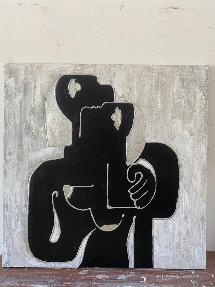 MONOCHROME ENCOUNTER 39.4"x39.4"