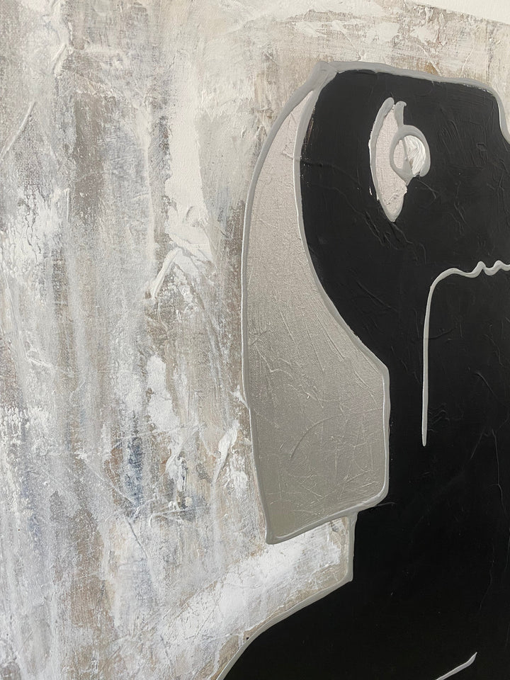 MONOCHROME ENCOUNTER 39.4"x39.4"