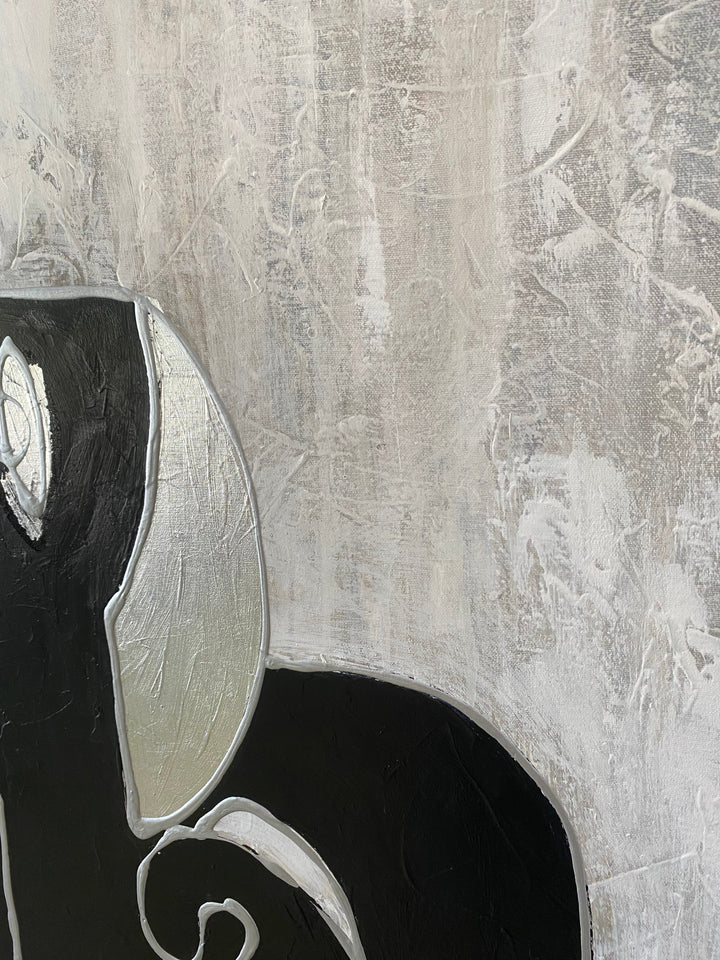 MONOCHROME ENCOUNTER 39.4"x39.4"