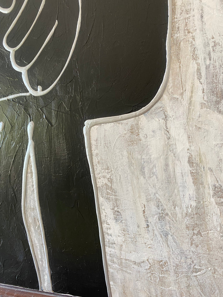 MONOCHROME ENCOUNTER 39.4"x39.4"