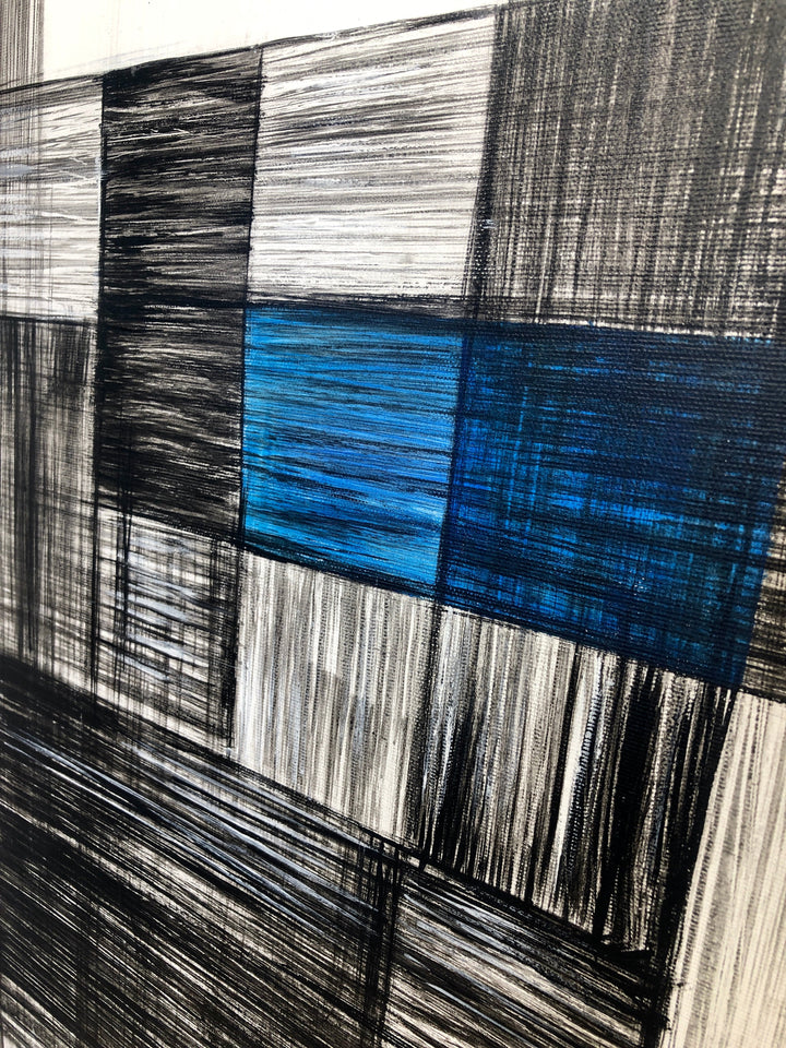 MIDNIGHT BLUEPRINT 34"x28.1"