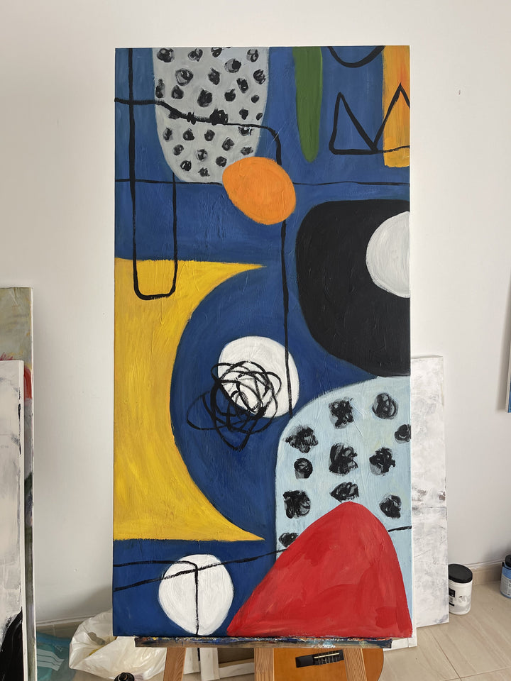 GEOMETRIC VIBRANCE 46"x23"