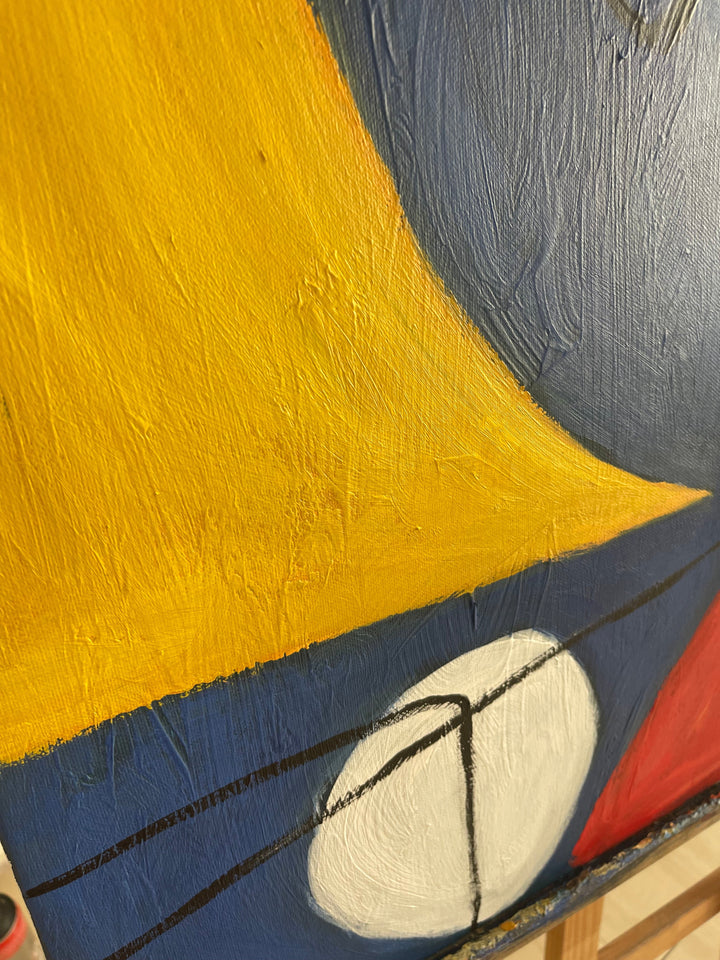 GEOMETRIC VIBRANCE 46"x23"