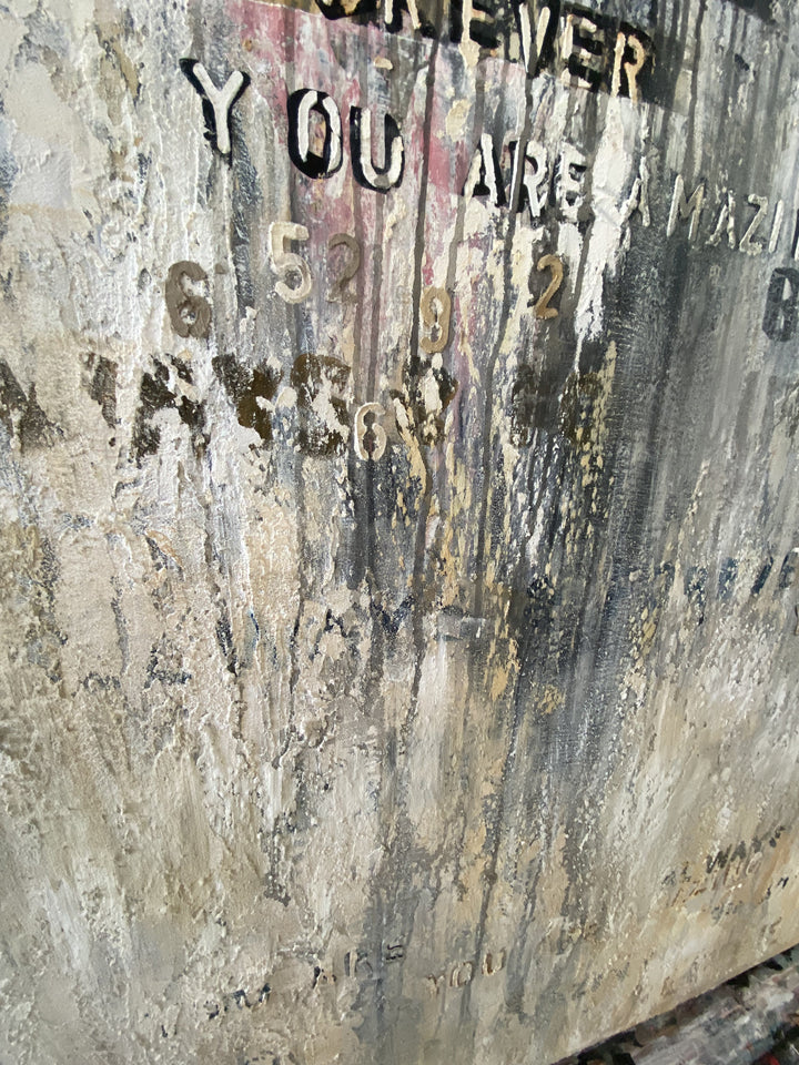 YOU ARE AMAZING FOREVER 32"x32"