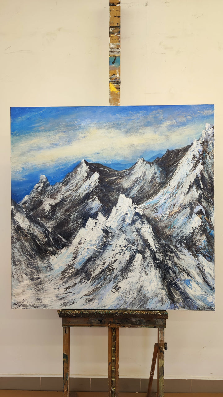 SNOWY SUMMITS 36"x36"